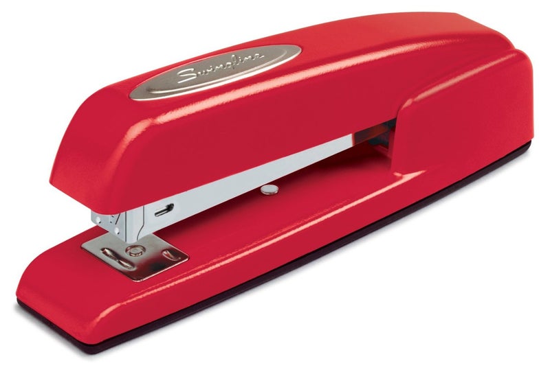 Swingline Staplers, 747, Business, Manual, 25 Sheet Capacity, Desktop, Rio Red, Case of 6 - Image 1